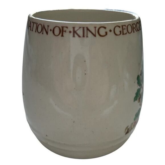 Vintage 1937 CORONATION Mug King George VI Queen Elizabeth Johnson Bros England - Picture 4 of 8